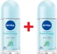 Упаковка антиперспирантов NIVEA Энергия свежести шариковый 50 мл х 2 шт (4006033107973) - изображение 1