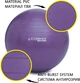 Мяч для фитнеса (фитбол) Cornix 75 см Anti-Burst XR-0027 Violet - изображение 6