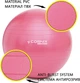 Мяч для фитнеса (фитбол) Cornix 75 см Anti-Burst XR-0024 Pink - изображение 7
