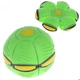 Летающий складной игровой мячик Flat Ball Disc мяч-трансформер для активных игр на природе и дома зеленый (kt -6055) - изображение 2