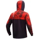 Худи дышащая для рыбалки VA REPTILE SKIN Bloody Red, размер 4XL, солнцезащитная с фильтром UPF50+ - изображение 2