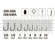 Крючки MiniMax Iseama SW-006 # 2/0 BLN 10шт. ring - изображение 2