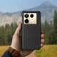 Кожаная накладка Stenk Cover для Infinix Note 40 Pro Plus Чёрная (76903) - изображение 3