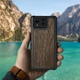 Шкіряна накладка Stenk WoodBacker для ASUS ZenFone 11 Ultra Чорна (76967) - зображення 3