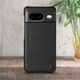 Кожаная накладка Stenk Cover для Google Pixel 8 Чёрная (76885) - изображение 1