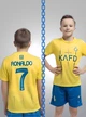 Форма футбольная детская Ronaldo (Роналдо) Al-Nasr «Аль-Наср» 2024, 28-150-155 см., желтая синяя - изображение 2