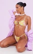 Плавки з флористичним принтом на завʼязках L PrettyLittleThing - зображення 4