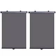 Сонцезахисні шторки бічні 45x55 см Чорні 2 шт (SS45) - зображення 1