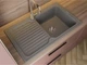 Кухонная мойка Miraggio ORLEAN 861х496 мм серая 0000034 - изображение 3