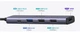 Концентратор 5 in 1 UGREEN CM478 HUB для MacBook Pro Air USB 3.0, 2xUSB 2.0 HDMI 4K с дополнительным питанием USB Type-C PD 100 Вт Grey (15495) - изображение 5