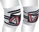 Бинты на колени RDX K1 GYM Knee Wraps White/Black Plus (WAH-K1W+) - изображение 3