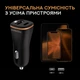 Автомобильное зарядное устройство Duracell | PD 27W | USB-A, TYPE-C | Black-Copper (DR6026A) - изображение 5