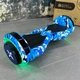 Гироборд SMART BALANCE U8 Infinity 2024 Голубой камуфляж с Bluetooth колонкой и LED – подсветкой колес - изображение 4