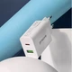 Мережевий зарядний пристрій Type-C + USB з швидкою зарядкою, блок живлення Rapid 20W білий, Proove (WCRP20110002) - зображення 6