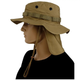 Панама Sturm Mil-Tec British Boonie Hat with Neck Flap R/S Coyote 2XL (12326105) - изображение 4