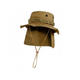 Панама Sturm Mil-Tec British Boonie Hat with Neck Flap R/S Coyote XL (12326105) - изображение 10