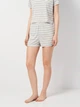 Пижама (футболка + шорты) женская из вискозы Trendyol THMSS20PT0230 S Grey Marl (8683048217160) - изображение 7