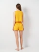 Пижама (майка + шорты) женская Trendyol THMSS23PT00174 S Yellow (8683048497647) - изображение 2