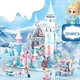 Конструктор для девочек SLUBAN "Замок принцессы Эльзы. Холодное сердце. Frozen" 1324 детали, M38-B0789 - изображение 3