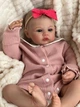 Виниловый ПУПС с бантом ручной работы Baby Born - настоящий младенец! Кукла с живыми глазами, с соской - изображение 4