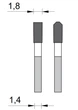 Пильний диск Stehle Mega-Steel HW для ручних машин по чорному металу 216x1,8/1,4x30 Z=56 TR-F (58458786) - зображення 2