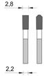 Пильный диск Stehle HW для ручных машин по алюминию 216х2,8/2,2х30 Z=80 TR-F-N (58115034) - изображение 2