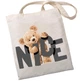 Екошопер BookOpt BK4054 Nice Teddy Bear бежевий - изображение 1