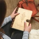 Жіночий блокнот для записів з гравіюванням, А5, 100 аркушів крафт без ліній, Світле дерево, WOODPRESENT - зображення 3