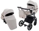 Коляска 2 в 1 Bair Kiwi Plus ECO BKP-32/33 бежевый / капучино - изображение 1