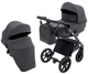 Коляска 2 в 1 Bair Kiwi Plus Soft BKP-219 графит - изображение 1