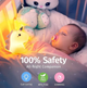 Игрушка-ночник для детей Единорог беспроводной силиконовый LED RGB радужный - изображение 2