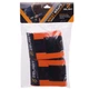 Бинты кистевые 30 см для жима и тяги Нейлон липучка 2 шт STRENGTH WRIST WRAPS Zelart цвет черно-оранжевый TA-7807 - изображение 8