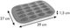 Форма для печенья Мадлен Tescoma Delicia Silicon PRIME 39х27х1,5 см (629424) - изображение 3