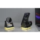 Зарядка беспроводная Qi 4in1 Magnetic Wireless Charger W83 с LED подсветкой |15W, Phone/AirPods/iWatch| Черный - изображение 6