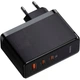 Сетевое зарядное устройство Baseus GaN5 Pro Digital Fast Charger 160W 2xUSB-C+USB-A + кабель USB Type-C to USB Type-C 1m (P10110825113-00) Cluster Black - изображение 2
