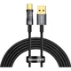 Кабель Baseus Explorer Series Auto Power-Off Fast Charging Data Cable USB to Type-C 100W 2m (CATS000301) Black - зображення 1
