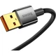 Кабель Baseus Explorer Series Auto Power-Off Fast Charging Data Cable USB to Type-C 100W 2m (CATS000301) Black - зображення 2