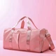 Спортивна сумка жіноча з відділом для взуття Pink дорожня модель 120-1 (Рожева) - зображення 6