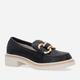 Loafersy damskie skórzane Venezia HA-026 37 24.2 cm Czarne (5906140383056) - obraz 2