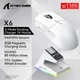 Геймерська акумуляторна, бездротова (Bluetooth + 2,4G), миша Attack Shark X6, PixArt PAW3395, 26000DPI White/БІЛА(X6-3395W) - изображение 2