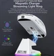 Геймерська акумуляторна, бездротова (Bluetooth + 2,4G), миша Attack Shark X6, PixArt PAW3395, 26000DPI White/БІЛА(X6-3395W) - изображение 5