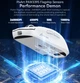 Геймерська акумуляторна, бездротова (Bluetooth + 2,4G), миша Attack Shark X6, PixArt PAW3395, 26000DPI White/БІЛА(X6-3395W) - изображение 9
