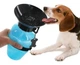 Поилка для собак дорожная Aqua Dog EL 1066 на 0.5 л мягкая и компактная Голубая - изображение 1