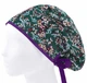 Медицинская шапочка-чепчик женская HeadwearUniverse универсальная принт Цветы на зелёном - изображение 3