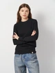 Лонгслив длинный женский ROZA 231019 XS Черный (4824005696008) - изображение 1