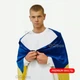 Прапор України державний, великий Smart, стрейч-атлас 90 х 141 см синьо-жовтий, кишеня під древко - зображення 3