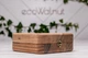 Коробочка для хранения наручных часов с логотипом EcoWalnut Цельная шкатулка для 4 часов со стеклянной крышкой - изображение 4