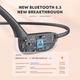 Бездротові спортивні кісткові навушники Langsdom Opetec Race Bluetooth-гарнітура з вбудованою пам'яттю 32G Чорний - зображення 7
