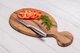 Деревянный аксессуар для разрезания еды рыбы мяса фруктов с инициалами EcoWalnut Доска ореховая M - изображение 3