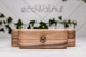 Компактная коробочка для наручных часов с персональными инициалами EcoWalnut Цельная шкатулка для 5 часов с деревянной крышкой - изображение 2